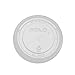 Solo Foodservice Pete Straw Slot Lid for 12 oz. Plastic Cold Cup, Clear, Case of 10