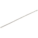 14K White Gold Diamond Bracelet.