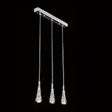 Eurofase Luxuria 3-Light Pendant 17778-015 Crystal Rock