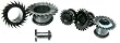 Black Titanium Blackline Laser Cut Blade Plugs 12mm - Sold Individually