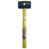 （業務用10個セット）CSK 木柄ゴムハンマー（かなづち/大工道具） 0.5P CGH-05B ブラック（黒） 〔業務用/家庭用/DIY/日曜大工〕【×10セット】