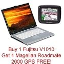 Fujitsu LifeBook V1010 w/FREE Magellan GPS 15.4" Notebook (1.6GHz Core 2 Duo T5200 2GB RAM 120GB HDD DL DVD-RW Vista Business)