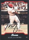 Marlon Byrd, Philadelphia Phillies, 2004 Bowman Autographed Card