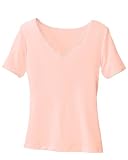 Women's Cuddl Duds Short Sleeve Lace Thermal Top