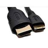 Aurum Cables HDMI to Mini C HDMI Cable Cord for Kodak Easyshare M580, Plays ....