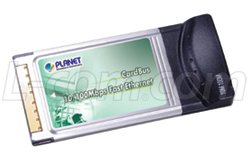 Planet 10/100 CardBus PCMCIA Ethernet Adapter