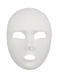 White Full Face Mask