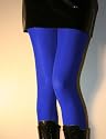 Veneziana Satino - Strumpfhose in Farbe kobaltblau