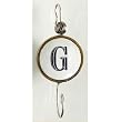 Monogram Large Ceramic Hook - G Monogram Large Ceramic Hook - G