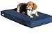 Small Medium 35"x20"X4" Orthopedic 100% Memory Foam Pet Dog Bed Pad with waterproof internal cover + Durable external denim cover