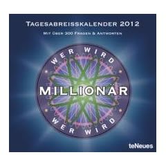 Wer wird Million�r 2012 Tagesabrei�kalender