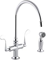 Hot Sale KOHLER K-8763-CP Essex Kitchen Sink Faucet, Polished Chrome