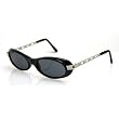 VERSUS Black Sunglasses with Smoke Colored Lenses. Model: E31-924-B