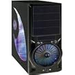 CIT CSCIT1003 Gaming Case with 14cm Fan Side Window and 3 Colour Fans - Black