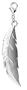Pilgrim Damen-Charm Feder versilbert 514-023