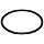 Buna O-Ring, 50A Durometer, Round, Black