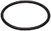 008 Buna-N O-Ring, 50A Durometer, Round, Black, 3/16" ID, 5/16" OD, 1/16" Width (Pack of 125)