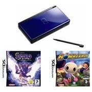 Nintendo DS Lite Cobalt Blue Value Bundle with 2 Games