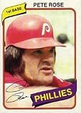 1980 Topps Pete Rose Baseball Card #540 - Shipped In Protective Display Case!