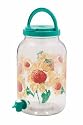 Ball Sunflowers Jar with Spigot