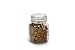 Kitchen & Housewares : Anchor Home Collection Set of 4 Heremes Clear Glass Canisters with Clamp Top Lid, 33.81-Ounce