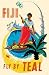 Teal Airlines Fiji Travel Poster in Plastic Cover