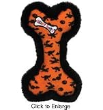 Bow Wow Beanies - HALLOWEEN BONES the Bone (Orange w/ Witch, Ghost, & Bat Print)