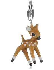 VINANI brand Germany 925 Sterling Silver Charm Pendant Bambi enameled Deer HREE