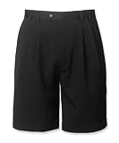 Men's B&T Pleated Gabardine Microfiber Shorts