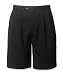 Men's Pleated Gabardine Microfiber Shorts