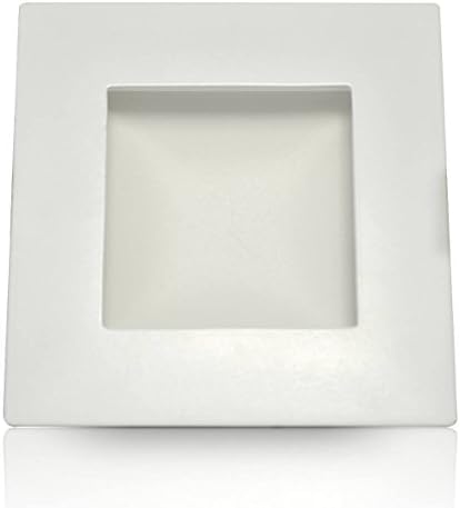 Zeppled NEW Design, 9W Indirect Square LED Recessed Lighting Lamp, White Light 6000K- Beautiful Concave Design - No vision of LED