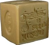 Savon de Marseille (Marseilles Soap) - Verbena Soap Cube 150g - Handcrafted pure olive oil French soap