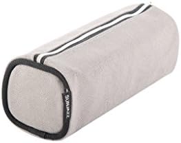 sunjazz Multi-function Cylinder Shaped Creative Stationery Pencil Case Light Grey