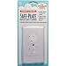 Baby : Safe Plate for Electric Outlet - White with Single Center Screw