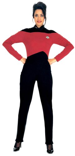 Star Trek The Next Generation Jumpsuit Uniform Costume (Red) - Womens Large