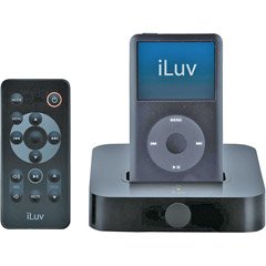 iLuv iPod and Video Dock with Remote - I185 (Black)