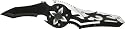 Multi Blade Futuristic Black Sonic Folding Knife