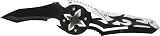 Multi Blade Futuristic Black Sonic Folding Knife