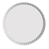 (Best choice) Deals on Fat Daddio's Anodized Aluminum Fluted Tart Pan with Removable Bottom, 9.5 Inch x 1 Inch 