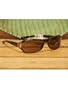 ALFANI Sunglasses Black & Yellow Metallic Accents