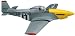Hot Wings P-51B Mustang - D-Day stripes