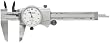 Mitutoyo 505-674, Dial Caliper, 0 - 4" X .001", .100" per rev., White Face