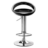 Tickle Adjustable Bar Stool - Black - Grandin Road