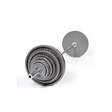 Power Bar Texas Training federate quality cross fit bar with 257 Lbs plates