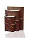 Leather Bound Travel Journal with Acid Free Paper, 5x7, Brown