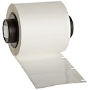 Brady PTL-30-483 TLS 2200 and TLS PC Link 1.5" Width x 0.75" Height, B-483 Ultra Aggressive Polyester, Gloss Finish White BradyBondz Label (250 per Roll)
