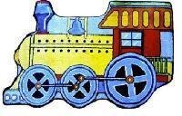 Buy Low Price Cozy Fun Time Shape High Pile Train 31×47 Play Time Nylon Area Rug FTS-133 3147 FTS-133 3147