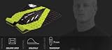 Creatures of Leisure MICK FANNING Surfing Traction Pad in Black & Yellow