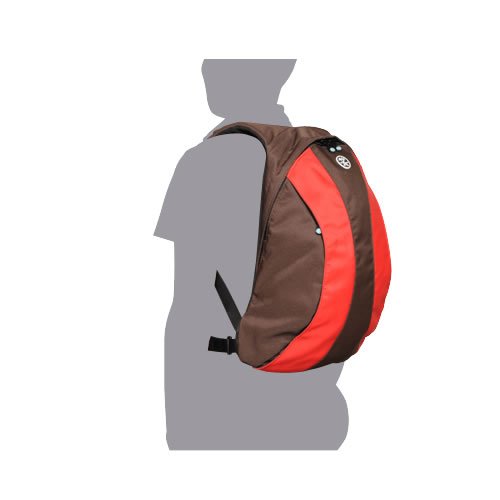送料無料 CRUMPLER(クランプラー) デイパック イー・ロス ブラウン×レッド YR-06A