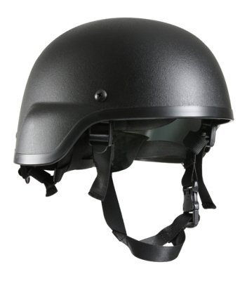 1995 G.I. Type Black Abs Plastic Mich-2000 Helmet